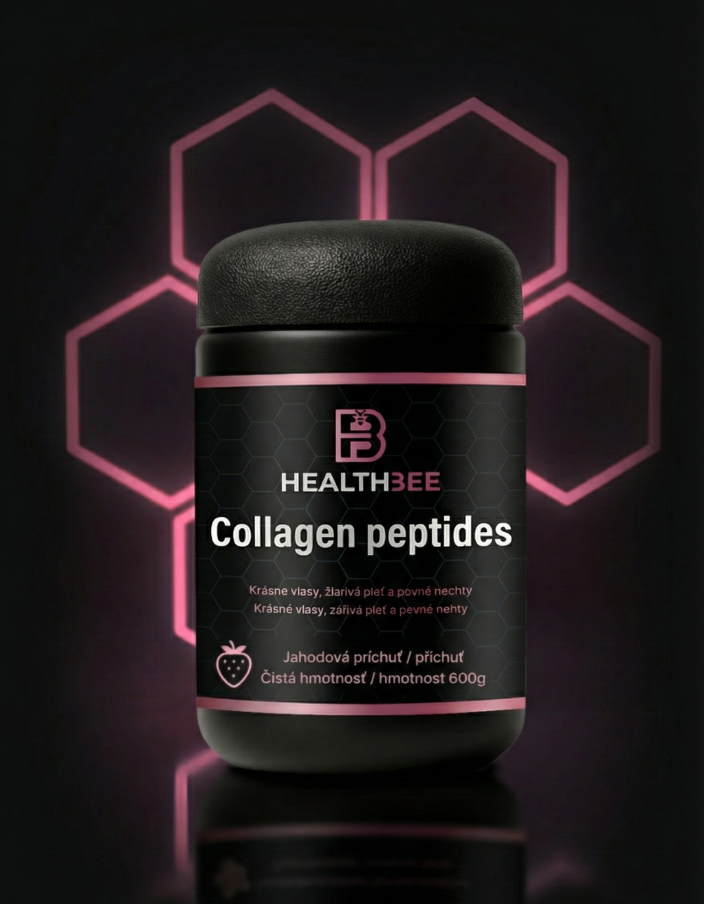 Kolagén Peptides 600g Jahoda Čučoriedka