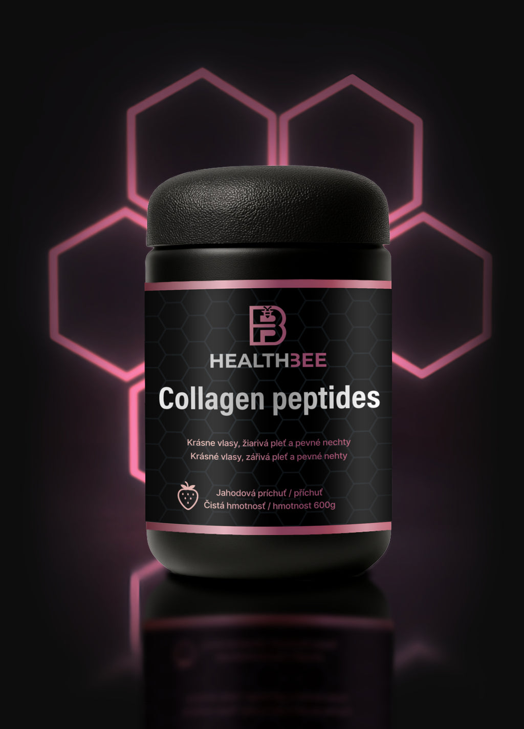 Kolagén Peptides 600g Jahoda Čučoriedka