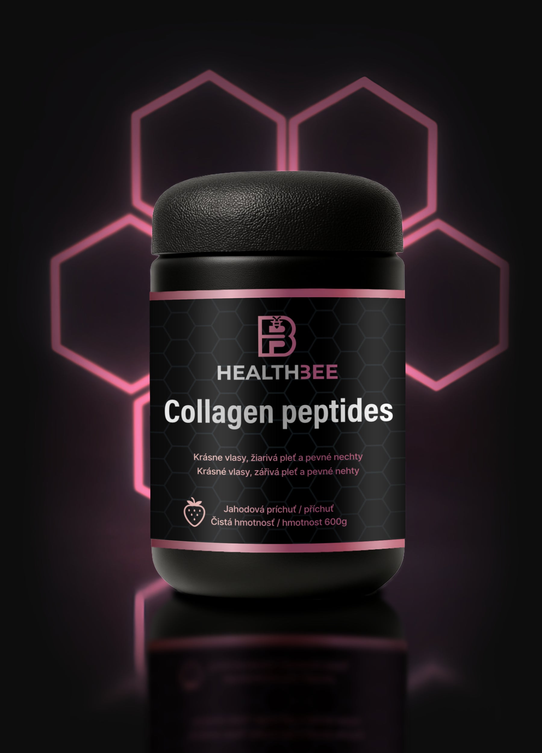 Kolagén Peptides 600g Jahoda Čučoriedka